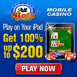 AllSlots for iPad offering $5 free to new players