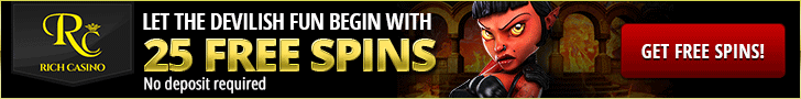 $25 Free Chip at Rich Casino