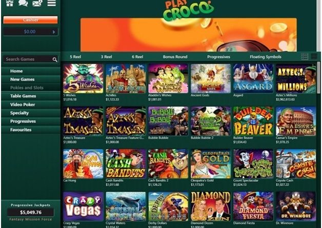 How to play real money pokies at the new Croco casino in Australia?